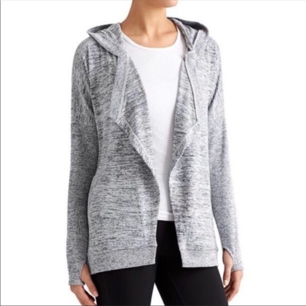 Athleta Blissful Wrap Hooded Cardigan